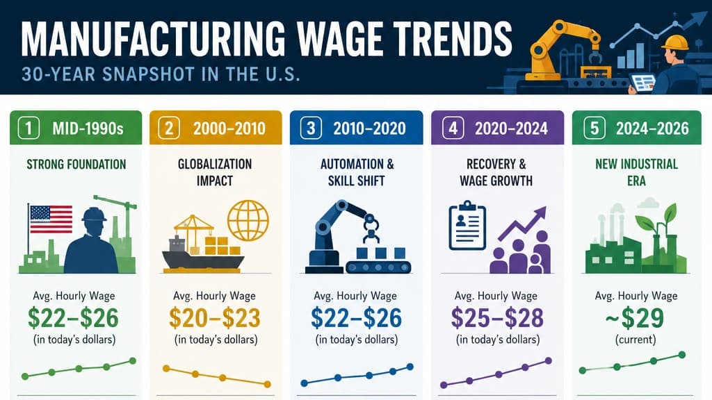 Changing Wage Landscape for U.S. Manufacturing Workers
