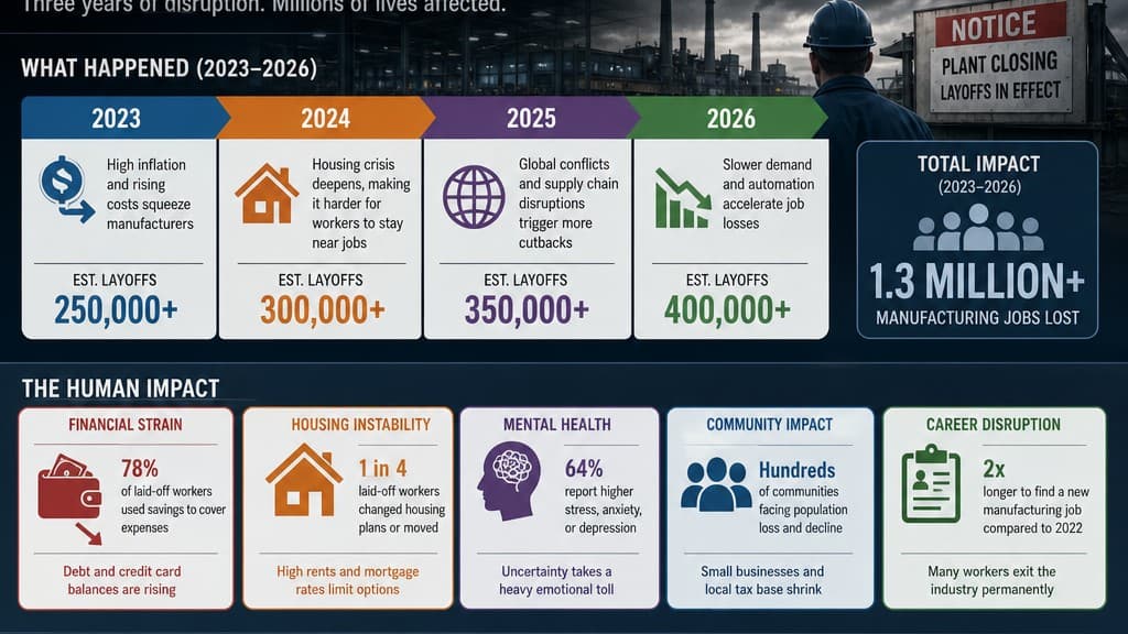 New Reality of U.S. Manufacturing Layoffs (2023–2026)