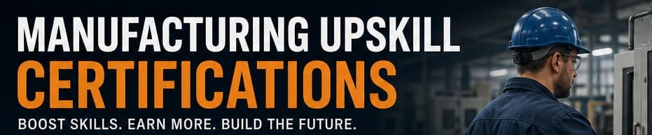 Smart Path to Upskilling: Best Certifications for U.S. Manufacturing Workers (2026 Edition)