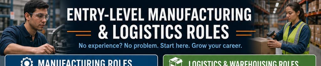 Entry-Level Paths in U.S. Manufacturing and Logistics