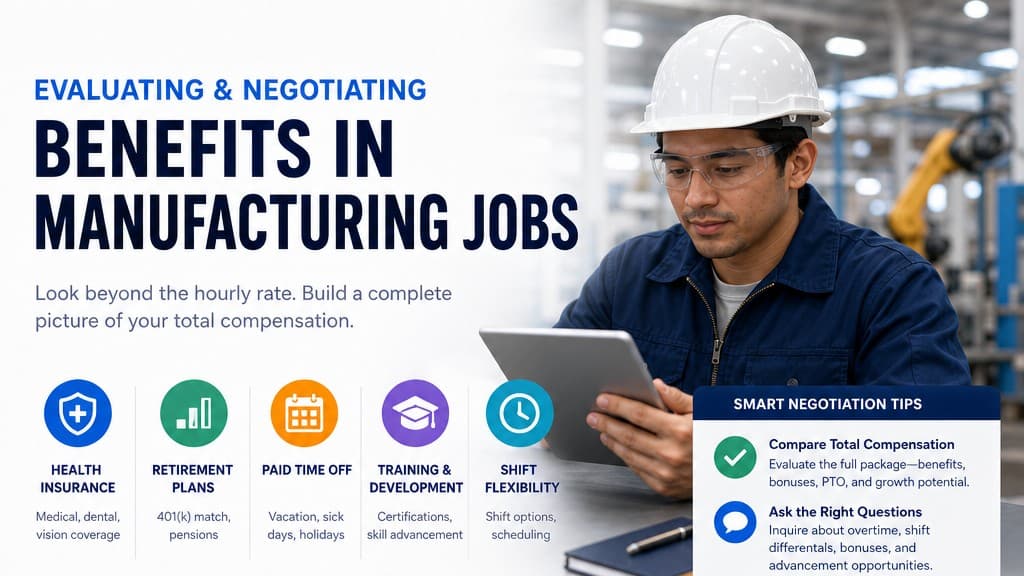Securing the Full Package: How Manufacturing Job Seekers Can Evaluate and Negotiate Benefits