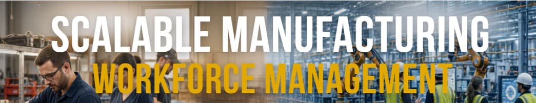 Manufacturing Workforce Management: Principles That Scale from Small Shops to Large Plants