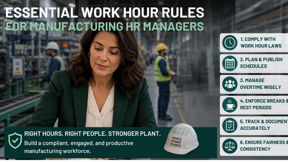 Navigating Labor Compliance: Essential Work Hour Rules for Manufacturing HR Managers
